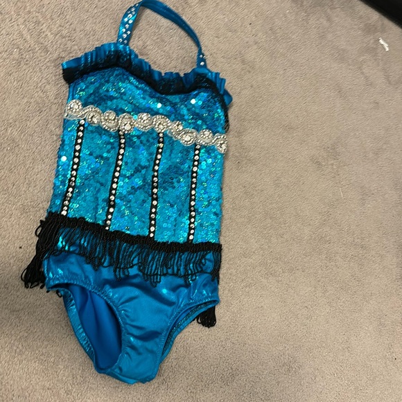 Jazz costume kids large blue and black and silver - Picture 1 of 8
